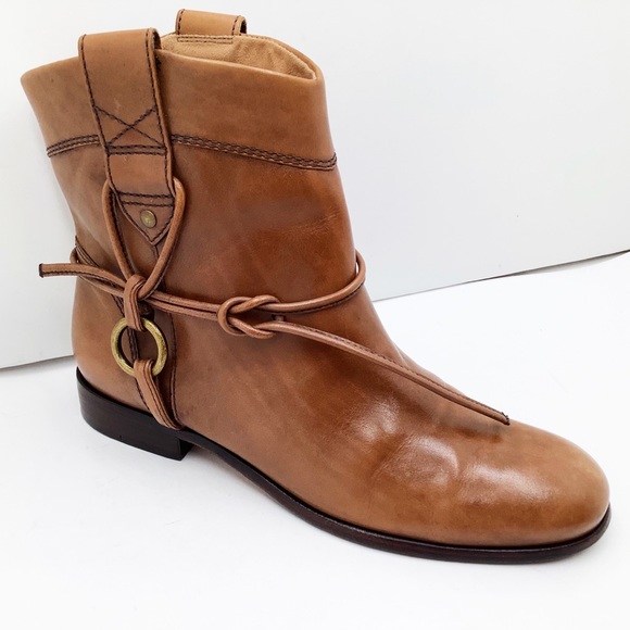 {Corso Como} Leather Ankle Boots - Picture 16 of 16